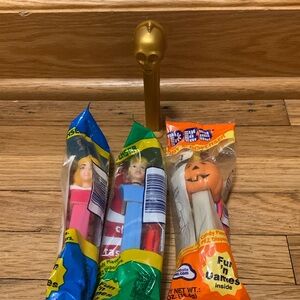 Lot of 4 PEZ Candy & Dispensers C-3PO Pumpkins Princess